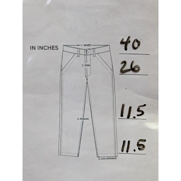 Old Navy Womens 2X Wide Leg Crop Pants Blue High Rise Linen Blend - Picture 6 of 8